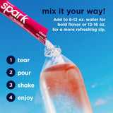 AdvoCare Spark: sin azúcar, vitamina C al 200% DV para apoyo inmunológico.