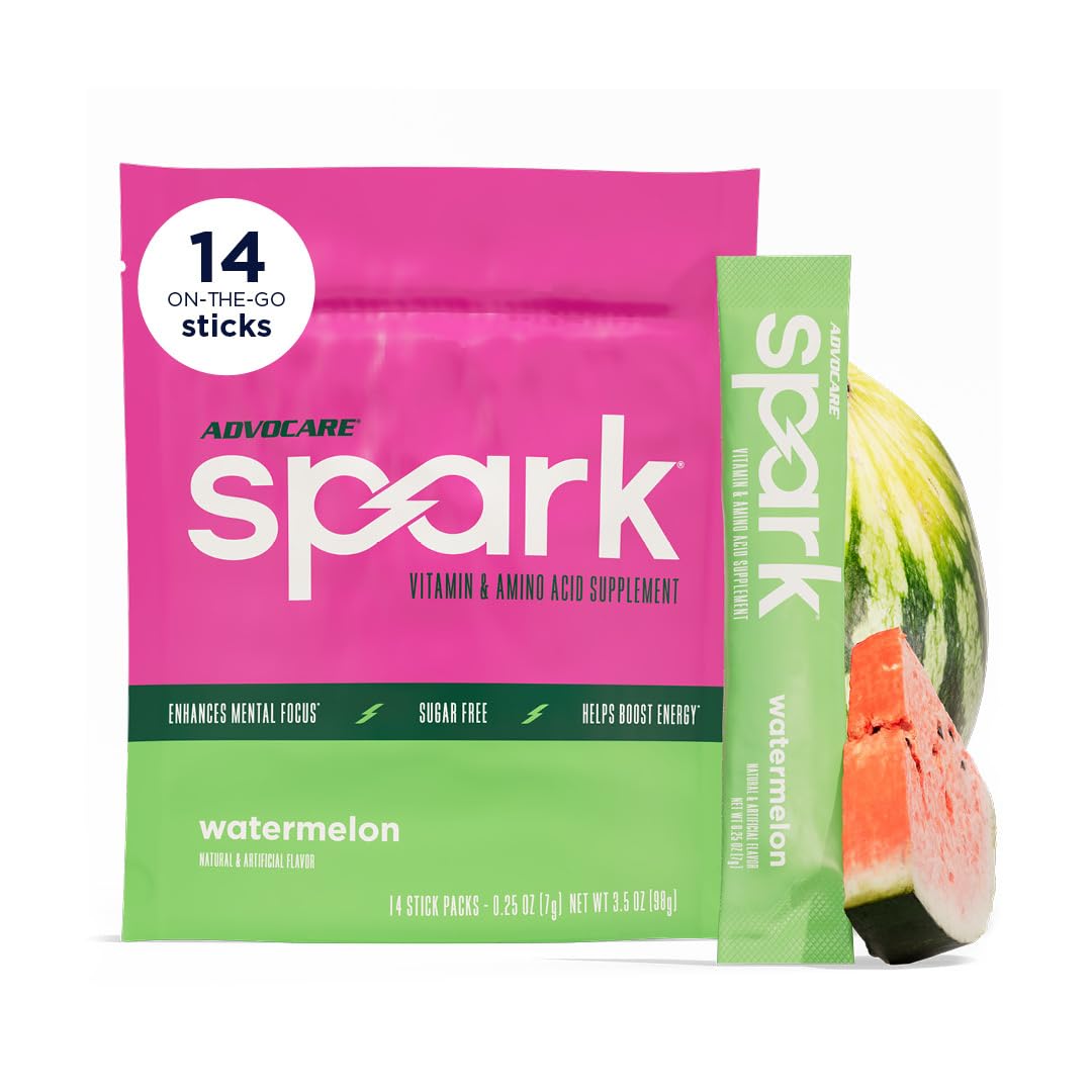 AdvoCare Spark stick sabor sandía en empaque para llevar