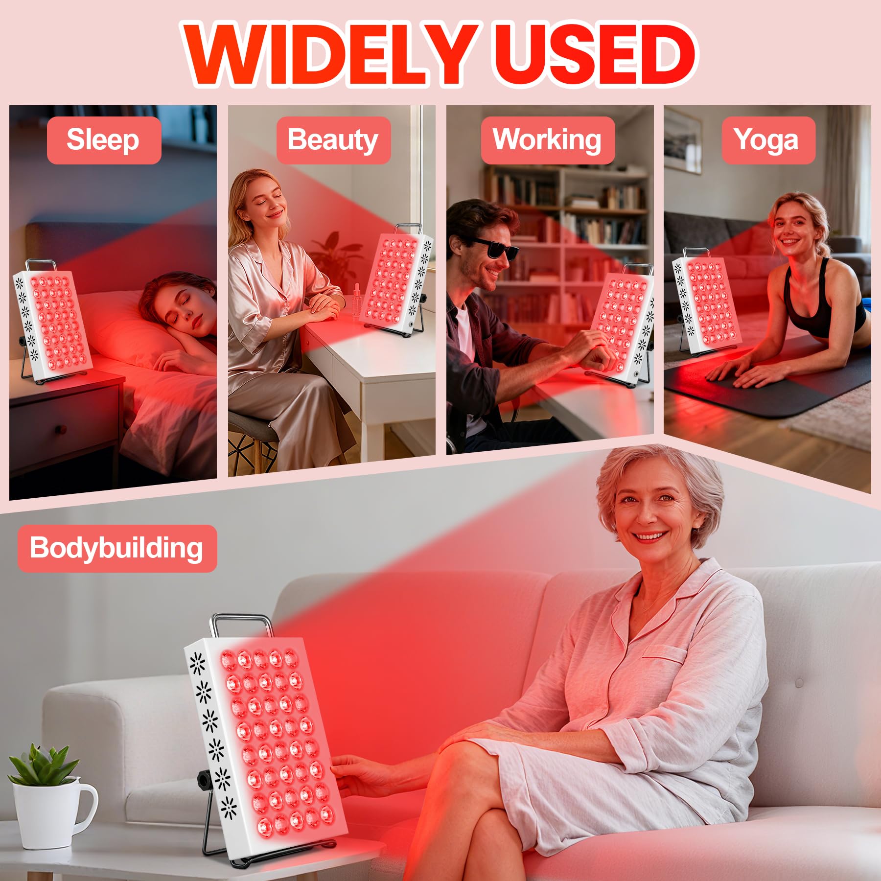 Terapia de doble onda con AearKing para relajación suave y apoyo general.