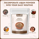 AEJESOP Polvo de Arjuna en batido suave y nutritivo.
