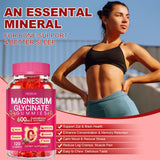 AEQNJV gomitas magnesio glicinato con coq10, ayuda a la digestión y energía.
