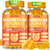 Gomitas AEQNJV Magnesio Glicinato sabor frambuesa, fácil consumo diario sin azúcar.