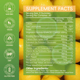 AEQNJV gominolas magnesio glicinato, etiqueta de ingredientes clara para confianza.