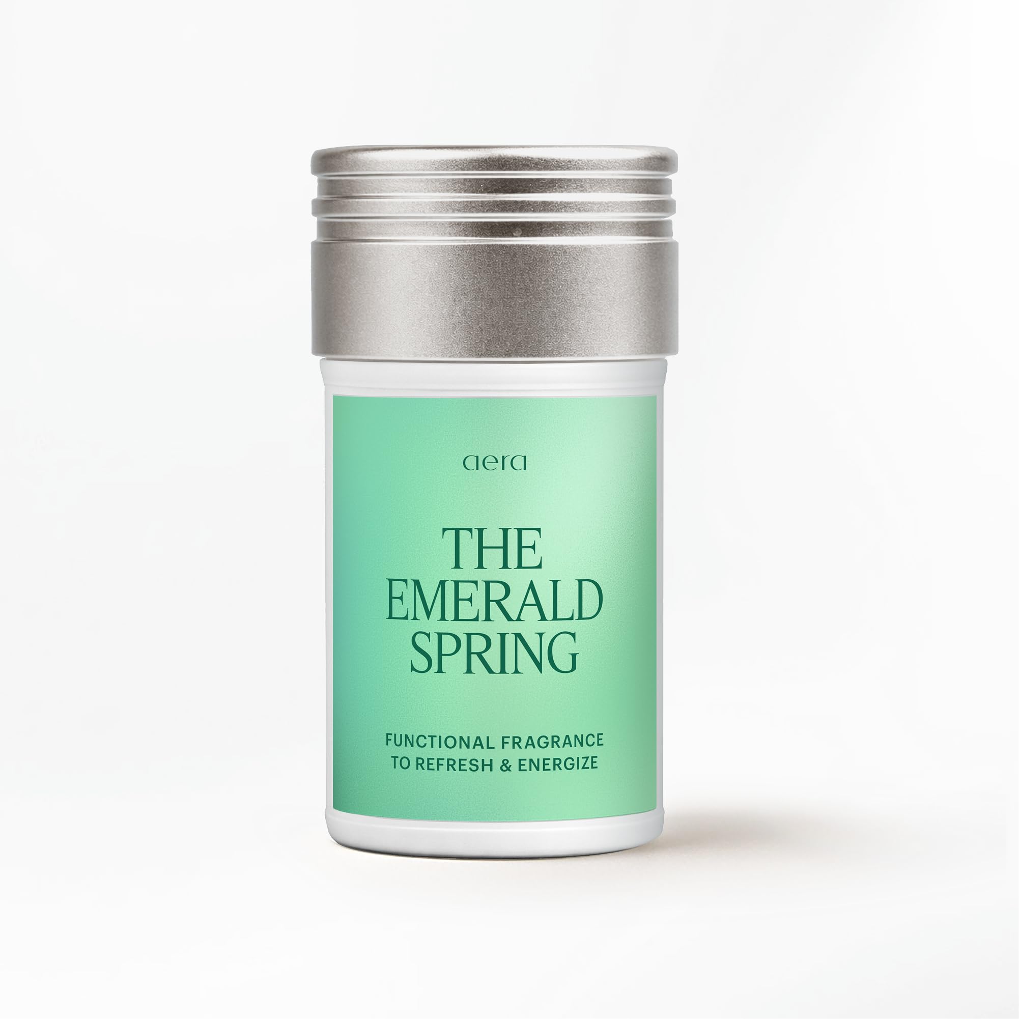 AERA Emerald Spring relleno fragancia para un ambiente fresco y revitalizante.