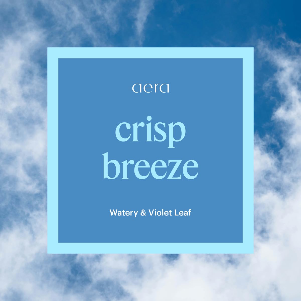 Aera Go Crisp Breeze notas acuosas y hoja de violeta para coche