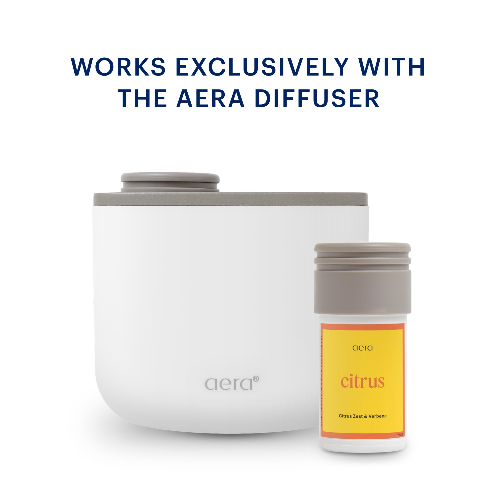 AERA Mini Citrus difusor mini mostrando facilidad de uso y distribución.