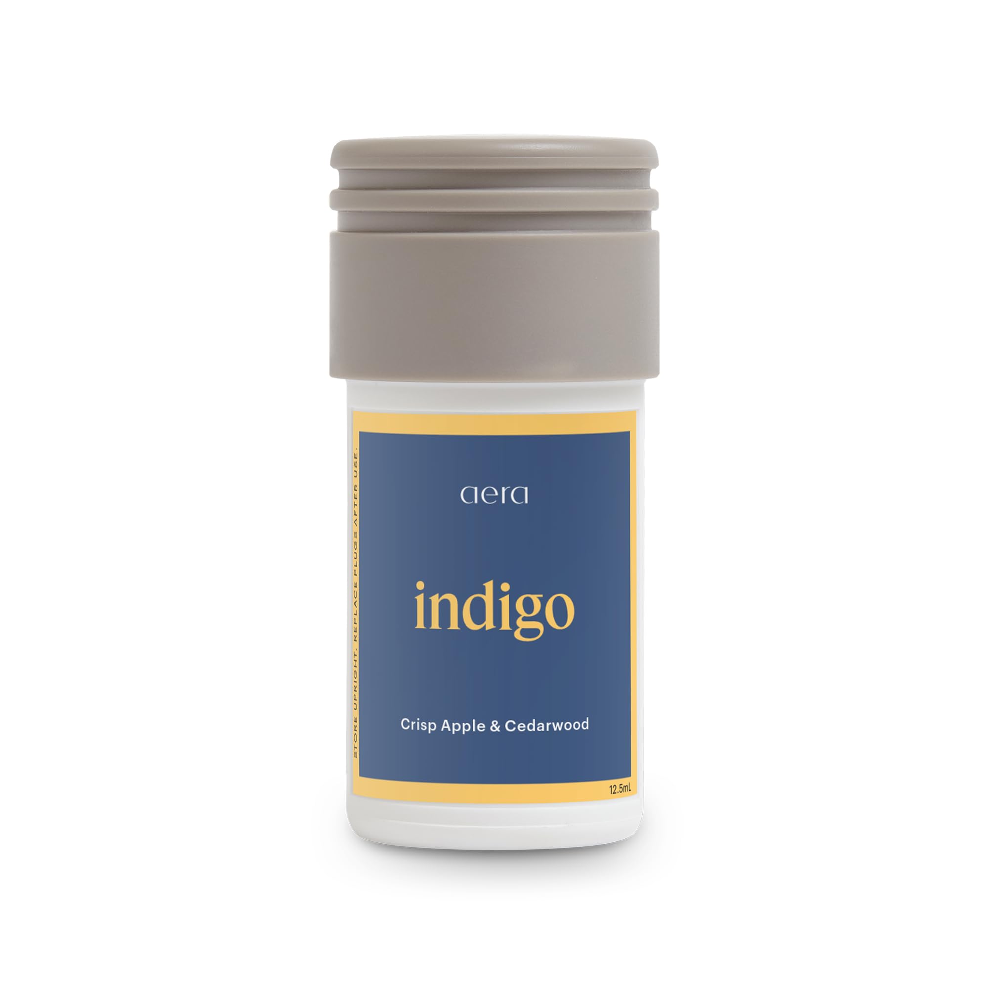 Aera Mini Indigo: botella de aroma para perfumar espacios con frescura duradera.