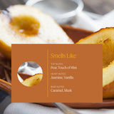Aera Mini Pear Brulee, etiqueta visible, aroma cálido para un hogar acogedor
