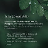 AERA Mini Poetry, ingredientes sostenibles y éticos, aroma responsable para el hogar.