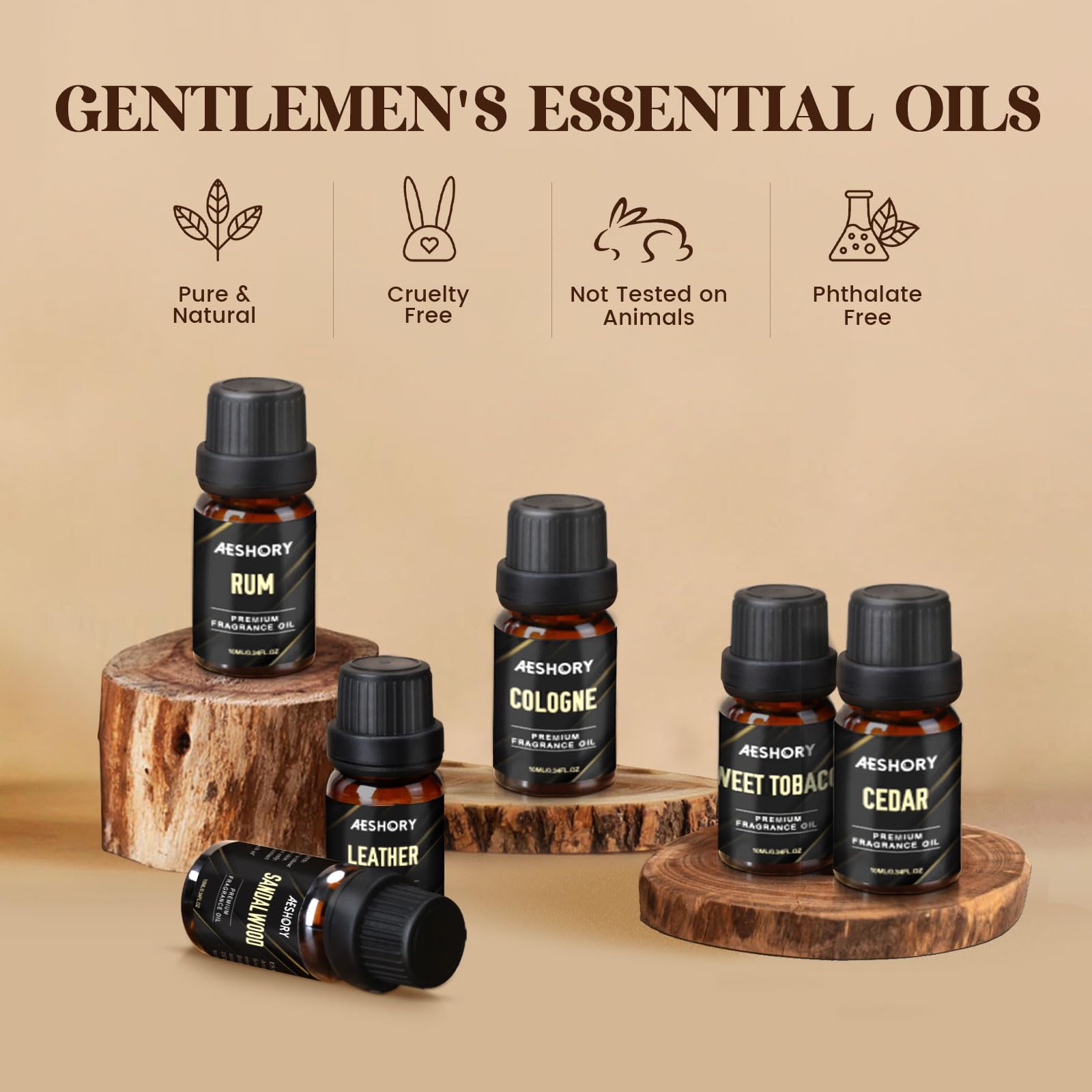 Aeshory caballeros: aceite de tabaco dulce para notas cálidas