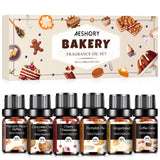 Aeshory: conjunto de aceites panadería pastel-calabaza para difusor y ambientación
