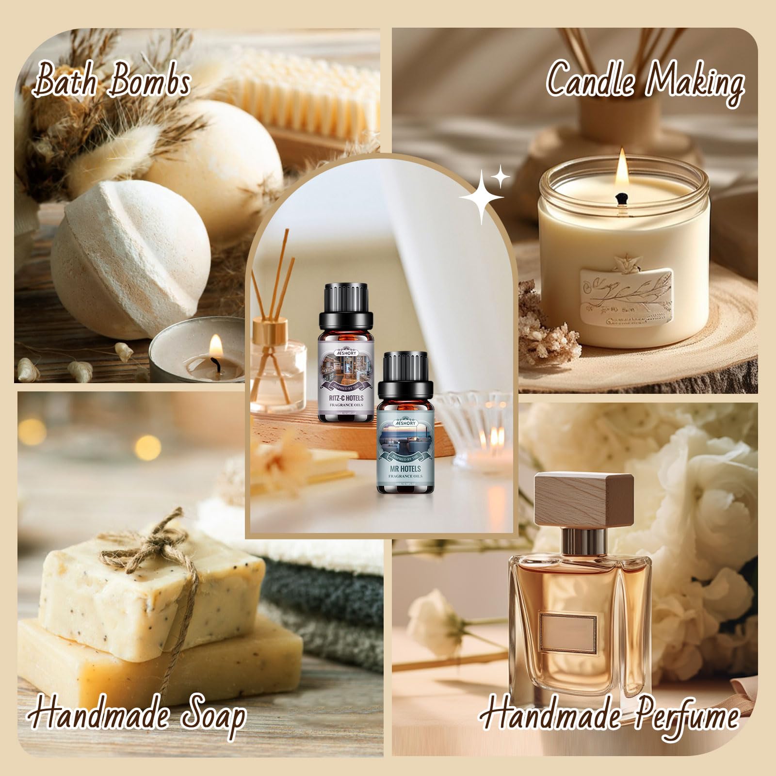 Difusor con aroma suave Aeshory para ambientar una habitación.