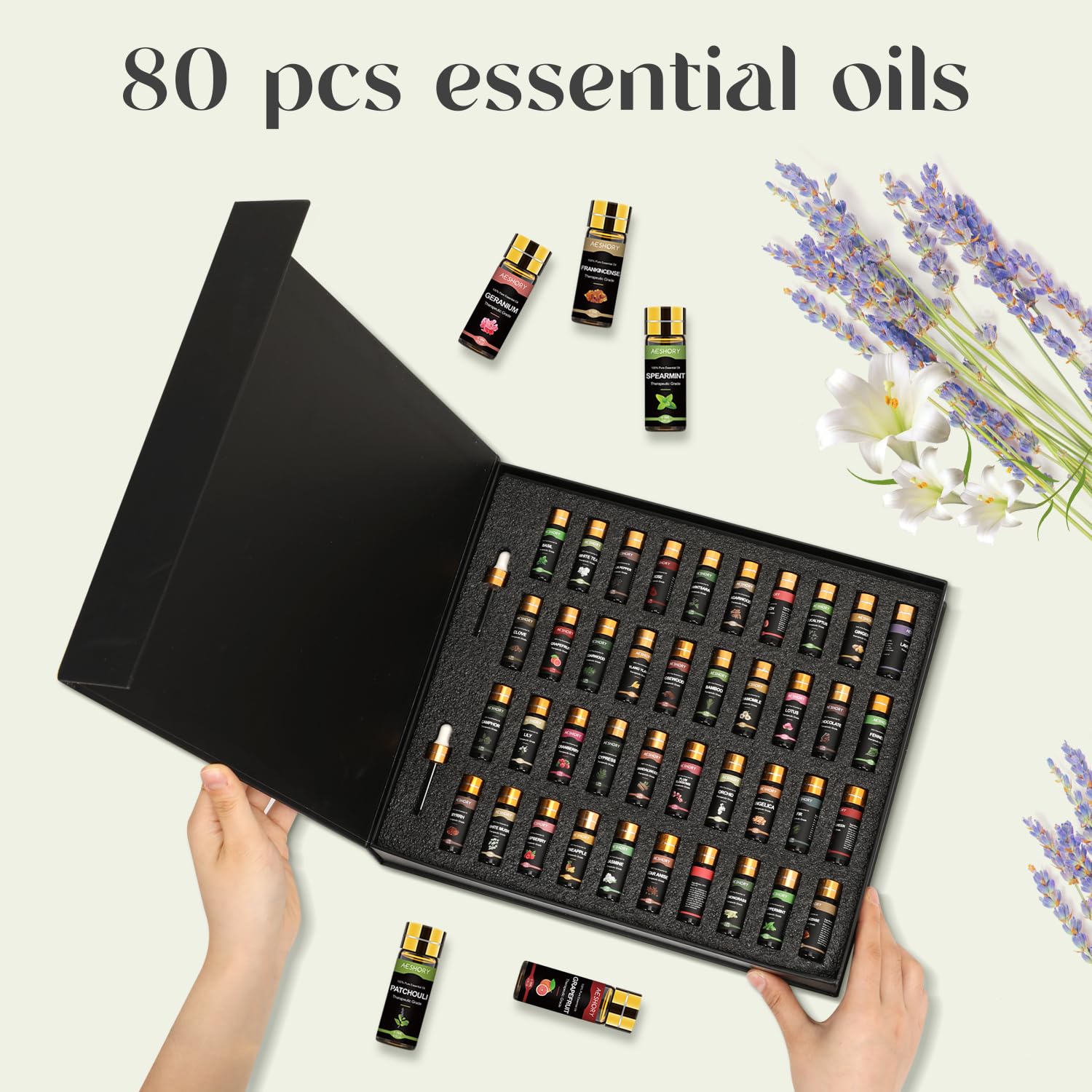 Aeshory frasco árbol del té, aroma natural para limpieza de ambiente.