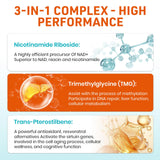 Aesticum pterostilbeno trans para mayor bio-disponibilidad y antioxidantes.