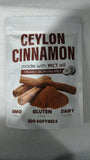 Aevezom Canela Ceilán Cápsulas Suaves con MCT, apoyo a la absorción de nutrientes.