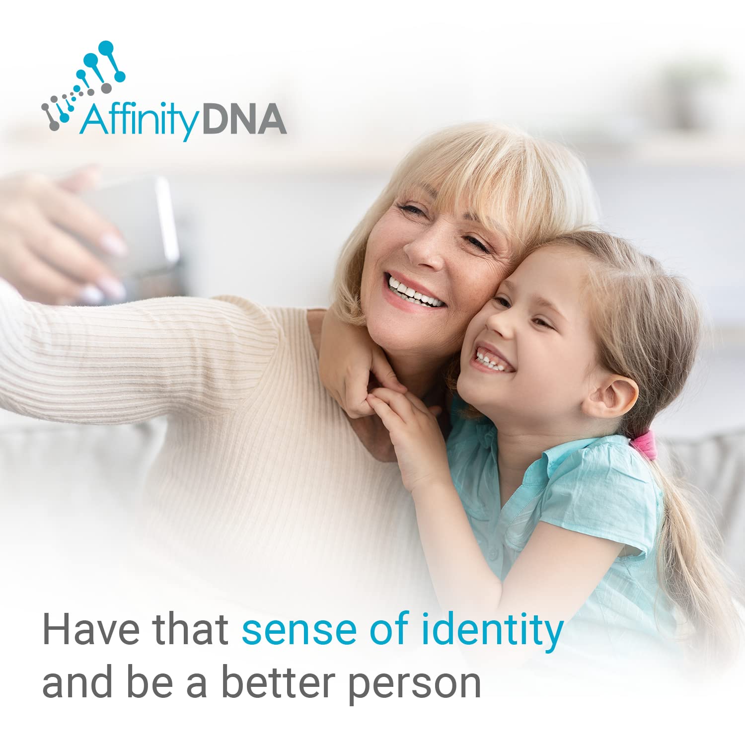 AffinityDNA: sobre de devolución prepagado para un proceso de envío discreto.