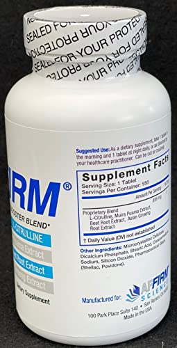 Etiqueta frontal AFFIRM L-Citrulina con marca y dosis de 750 mg