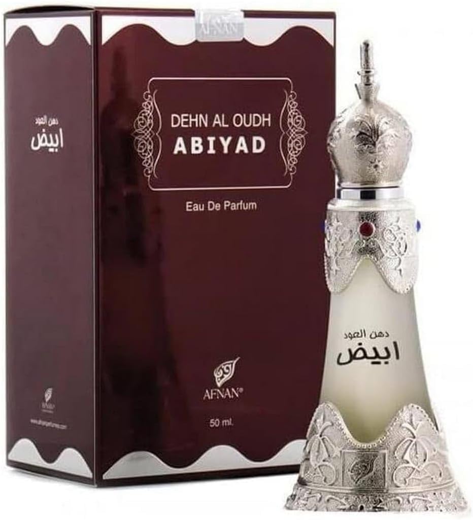 Afnan Dehn Al Oud Abiyad, aplicador preciso, perfecto para aplicar en muñecas.