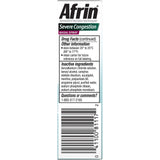 Afrin congestión severa: presentación con ocho frascos para conveniencia.