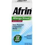 Afrin aerosol nasal: alivio de congestión nasal durante 12 horas para una respiración más fácil.