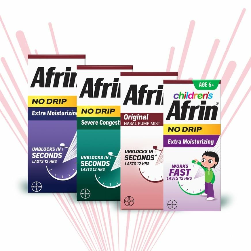 Afrin Original, aplicación nasal para niño de 6 a 12 años con supervisión.