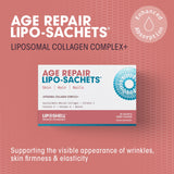 AFT Pharmaceuticals Age Repair sachets vitamina C para apoyo de la síntesis de colágeno.