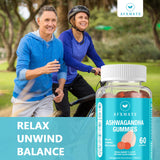 AFXMATE Ashwagandha Gomitas: color natural y sabor frambuesa para disfrutar sin artificios.