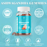 AFXMATE Ashwagandha Gomitas: textura suave y masticable para consumo diario.