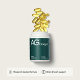 Bote AG1 Omega3 con 90 cápsulas para consumo diario