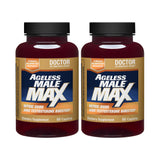 Ageless Male Max: botella con cápsulas para apoyo de vitalidad diaria