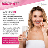 AgelessLX cabello fuerte y uñas más resistentes.