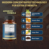 Mezcla 5en1 de Agobi: jengibre, cúrcuma y Rhodiola para bienestar
