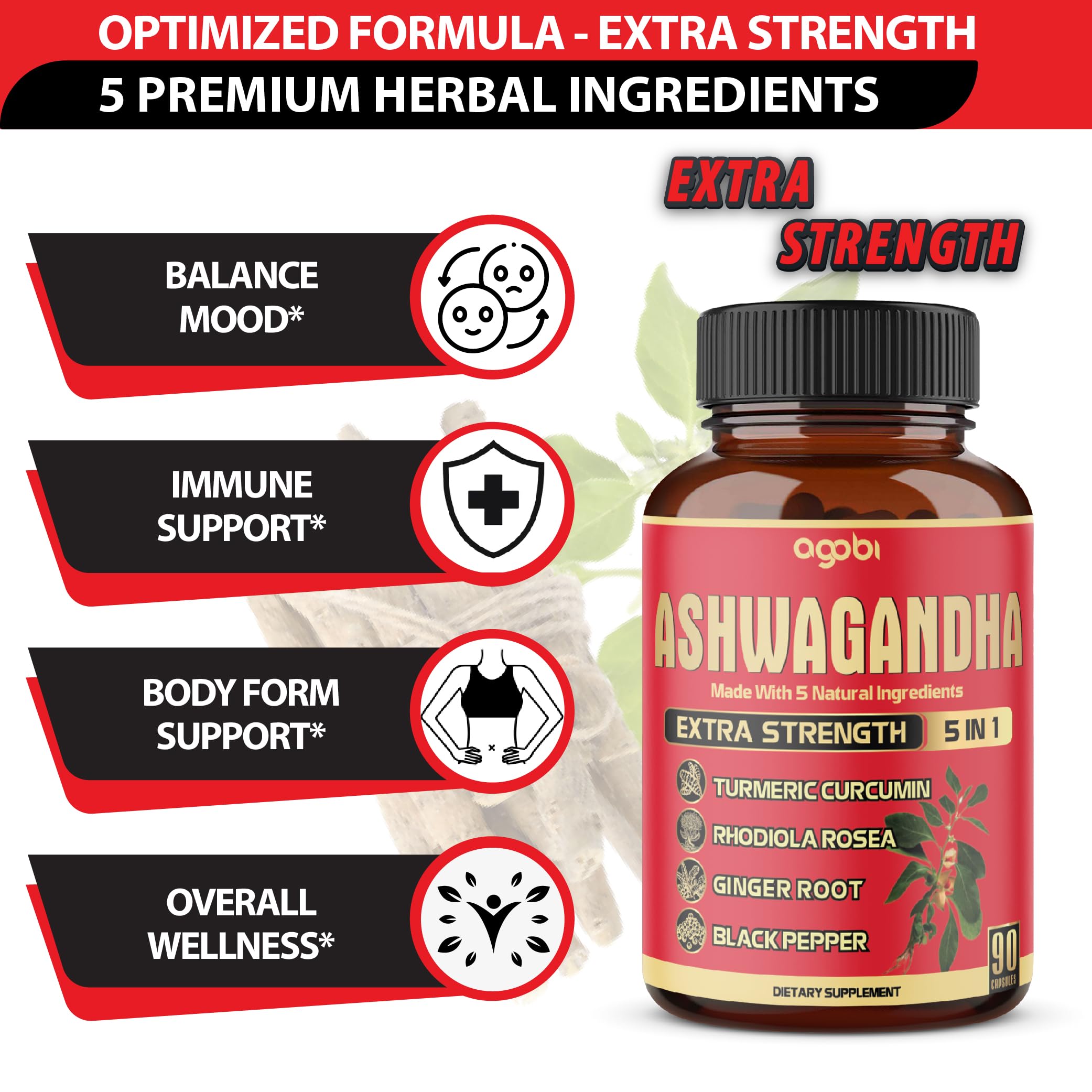 Agobi rhodiola rosea: raíz para foco y equilibrio emocional.