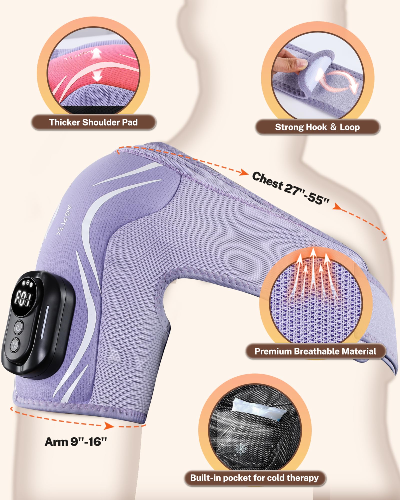 AGPTEK correa ajustable para un ajuste cómodo y estable