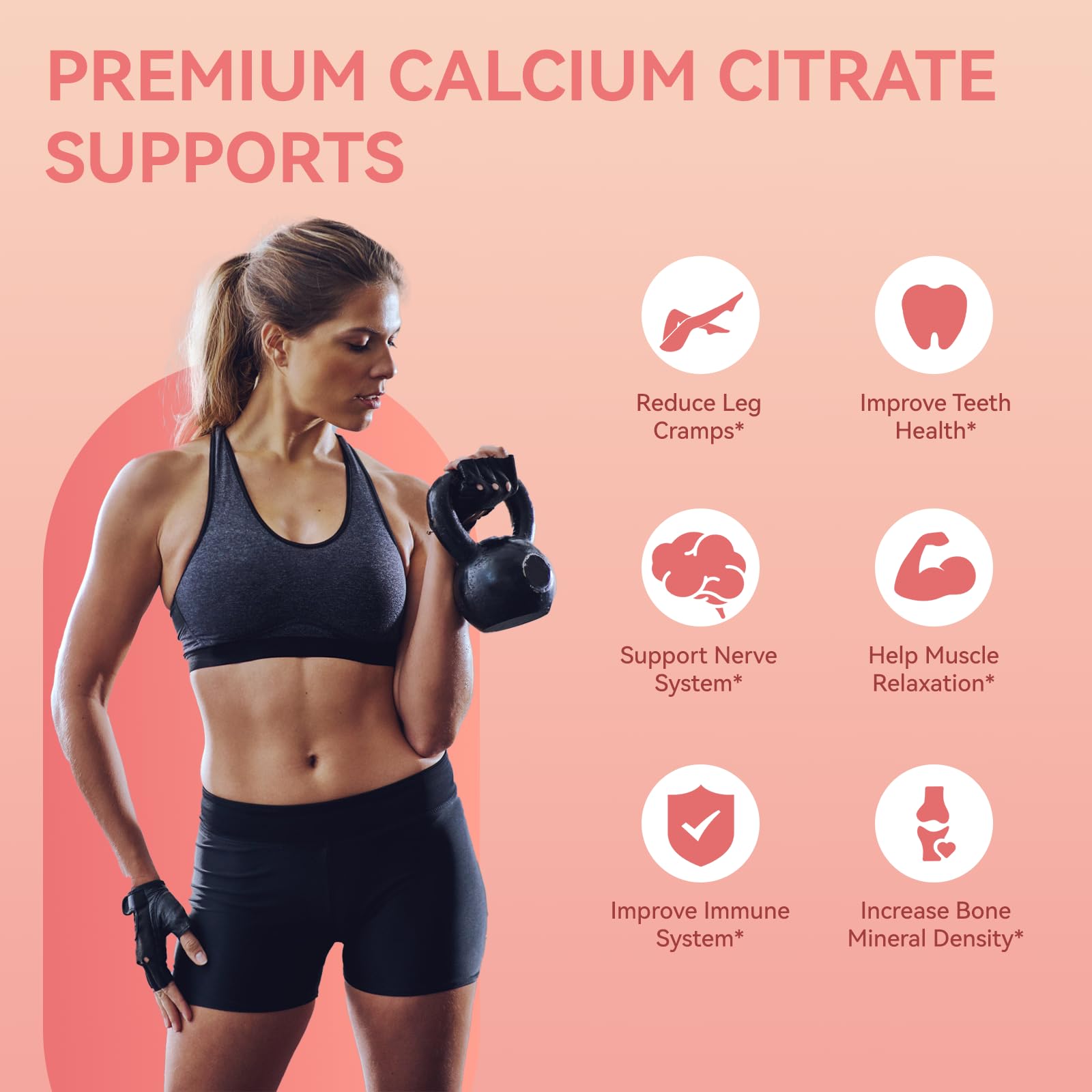 Gominolas Agumoon calcio citrato para musculos y dientes saludables