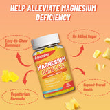 Agumoon Magnesio Complejo gomitas con vitaminas y zinc para apoyo diario de energía y defensa natural.