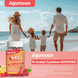 Agumoon NAC para adultos, gomitas suaves con sabor agradable para toma diaria.