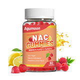 Gomitas Agumoon NAC en botella, apoyo antioxidante diario sin azúcar.
