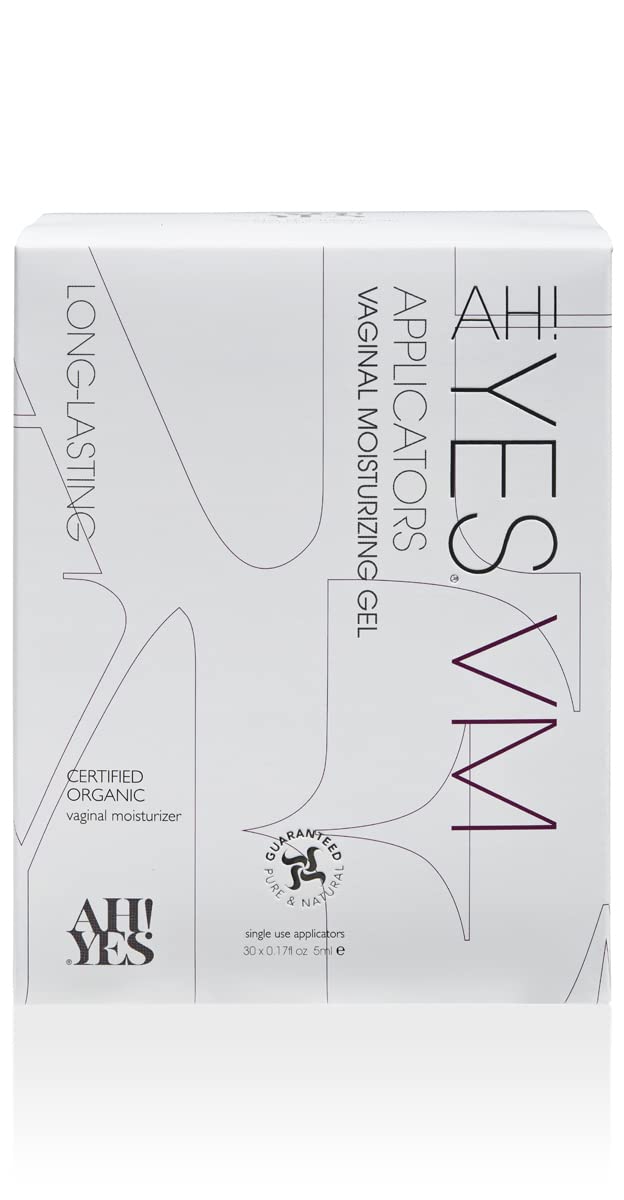 AH! YES VM gel hidratante a base de agua para alivio rápido de la sequedad vaginal.