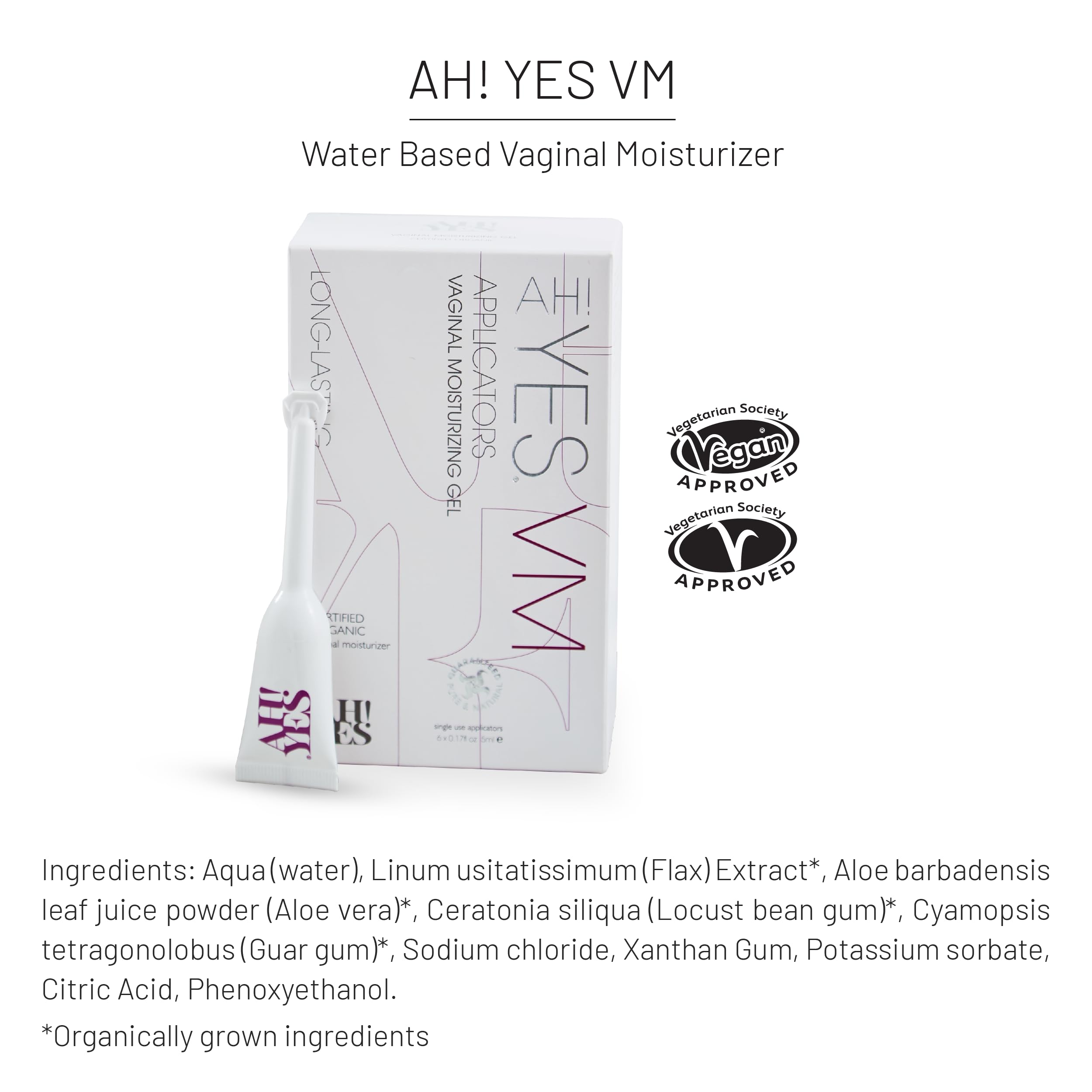 AH! YES VM textura gel suave para hidratación cómoda.