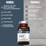 Quality of Life AHCC Kinoko Platinum, lista de ingredientes naturales y vegetarianos