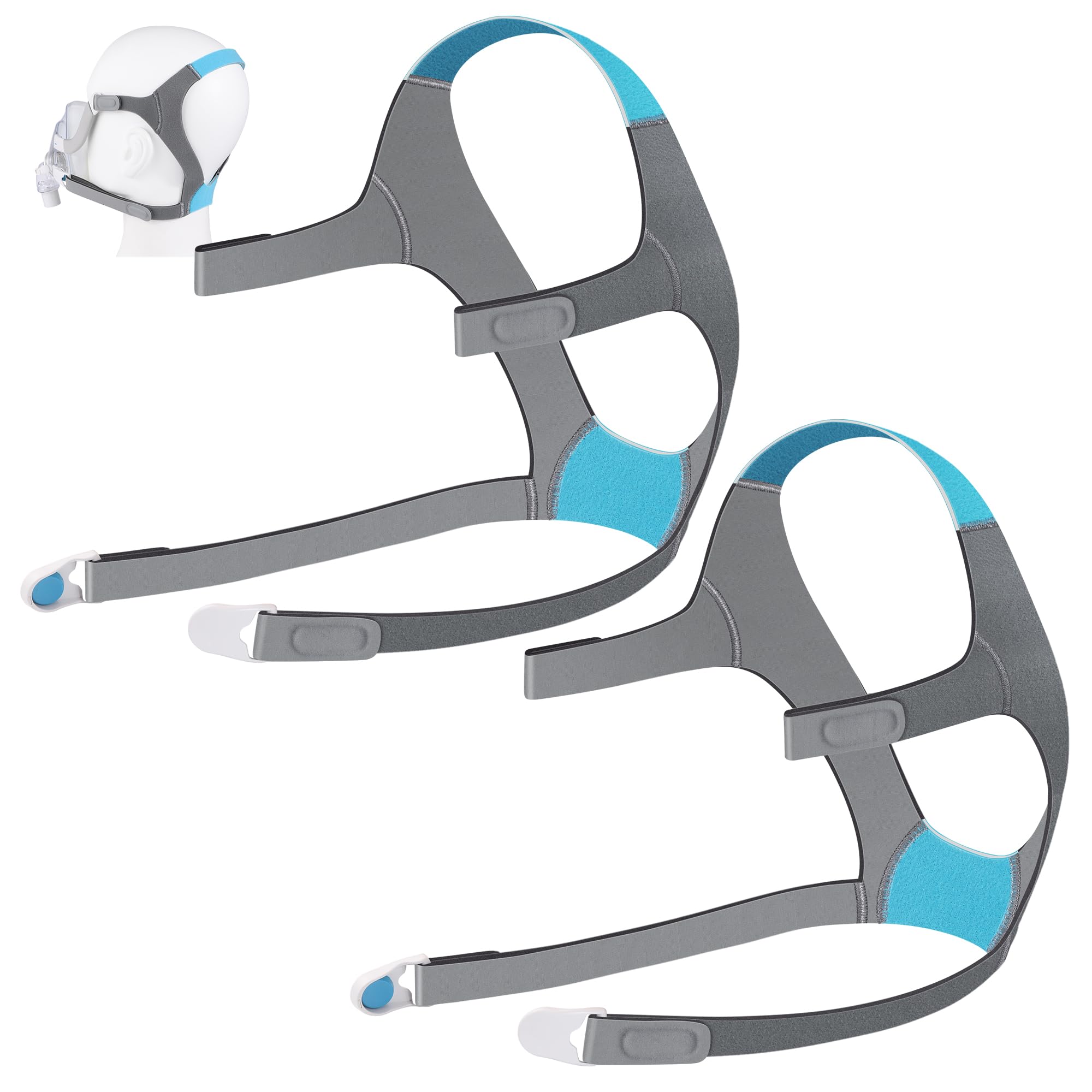 AHIYIYI correa CPAP F20 repuesto para AirFit AirTouch, compatible y cómodo para dormir.