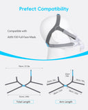 AHIYIYI CPAP headgear con clips magnéticos facilita colocación y ajuste