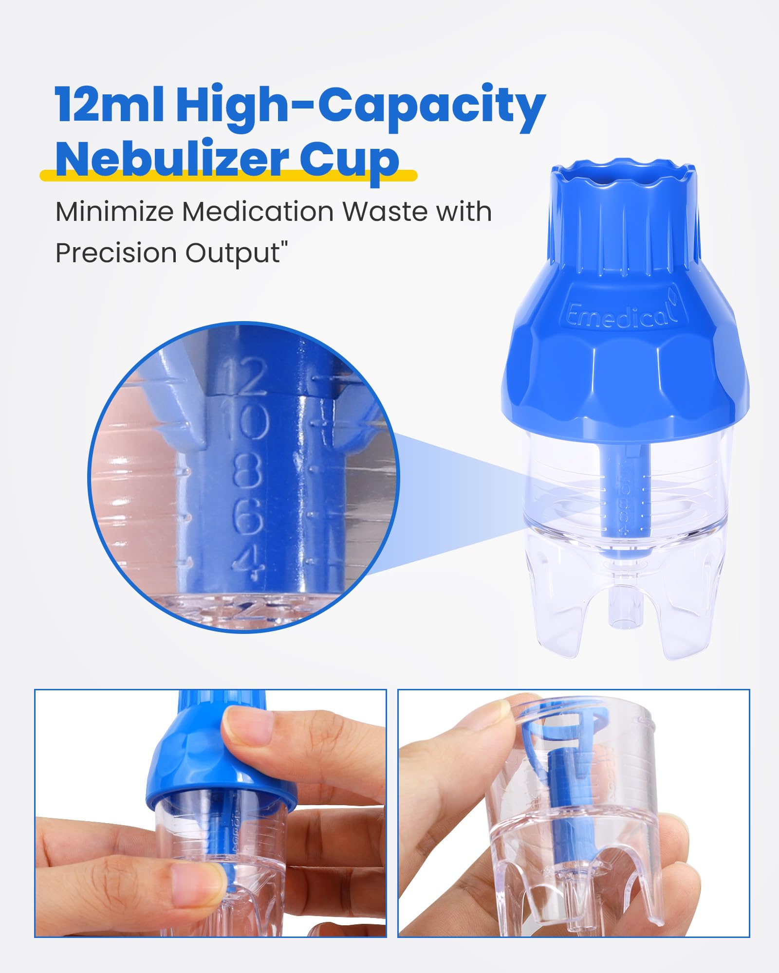 AHIYIYI Nebulizer Kit, material suave y duradero