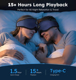 AHUIARGY auriculares integrados ofrecen sonido claro al dormir