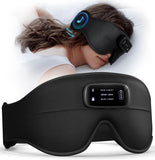 AHUIARGY máscara dormir auriculares Bluetooth para descanso cómodo y bloqueo de luz