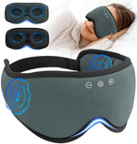 AHUIARGY mascarilla de sueño con bloqueo de luz y Bluetooth para dormir mejor