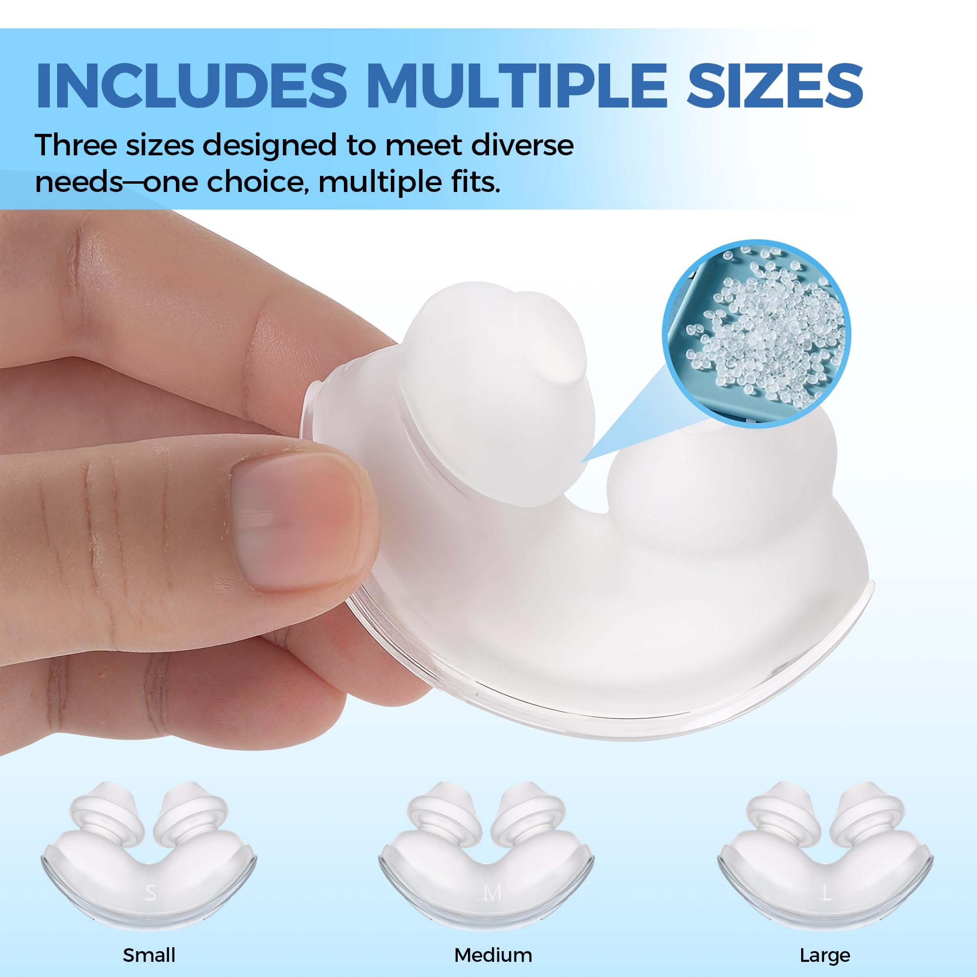 AIBUTI CPAP: mascarilla nasal con cabezal ajustable para mayor estabilidad