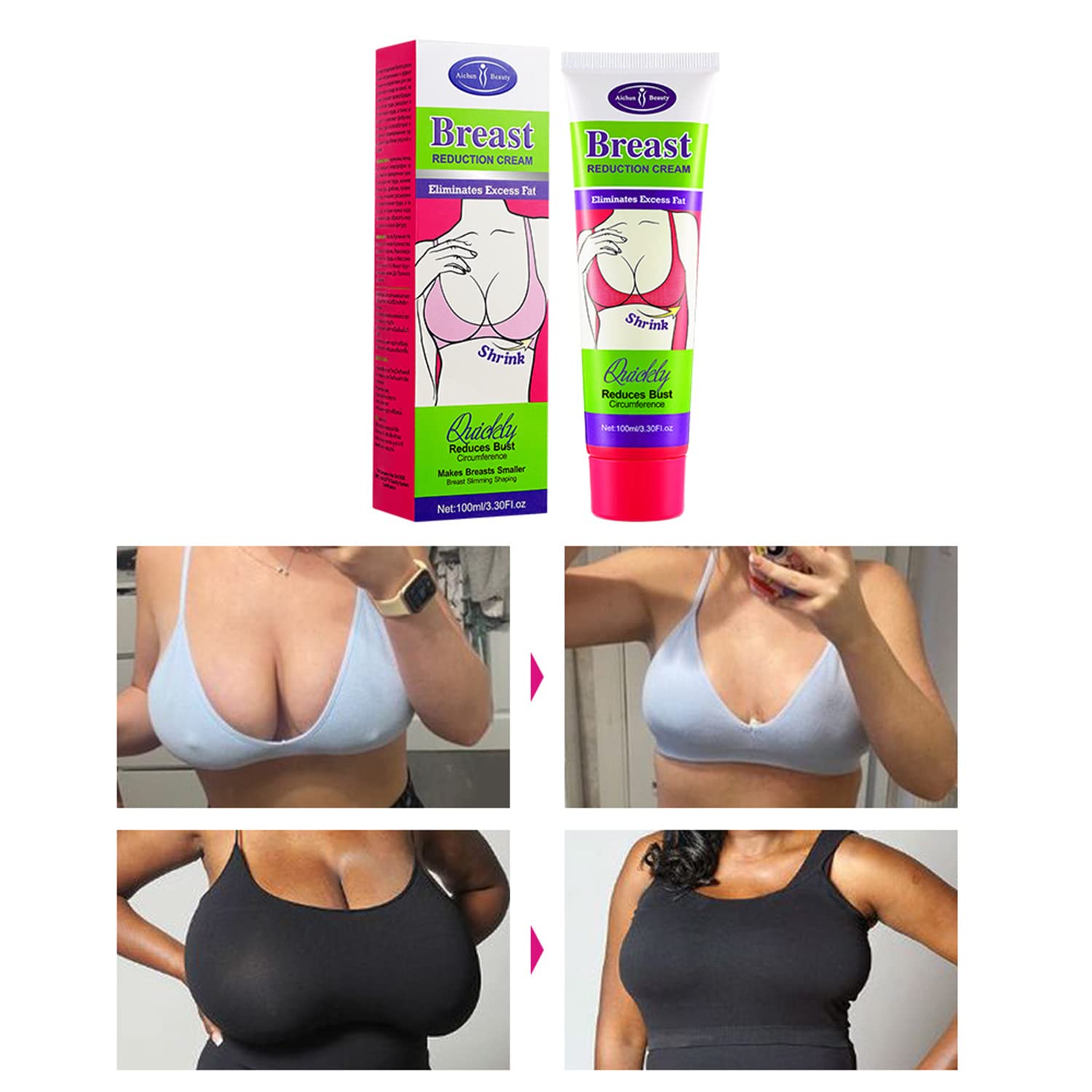 AICHUN BEAUTY envase de 100 ml para aplicación precisa.