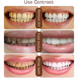 Resultados visibles en brillo dental con cepillado regular